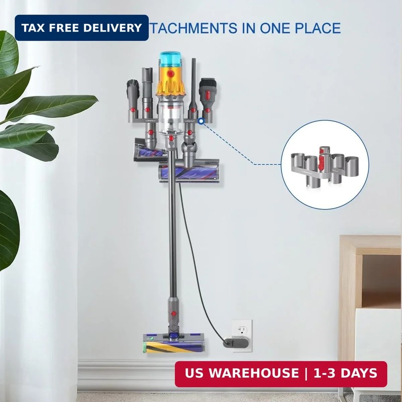 LANMU Accessory Holder Compatible with Dyson V15 V11 V10 V8 V7 Outsize Gen5 Cord gallery