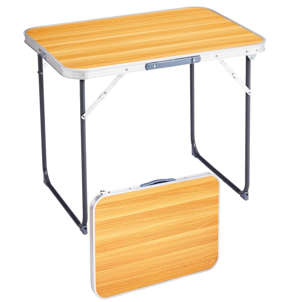 2.3FT Portable Plastic Folding Table Perfect for Outdoor Garden Dining Party
