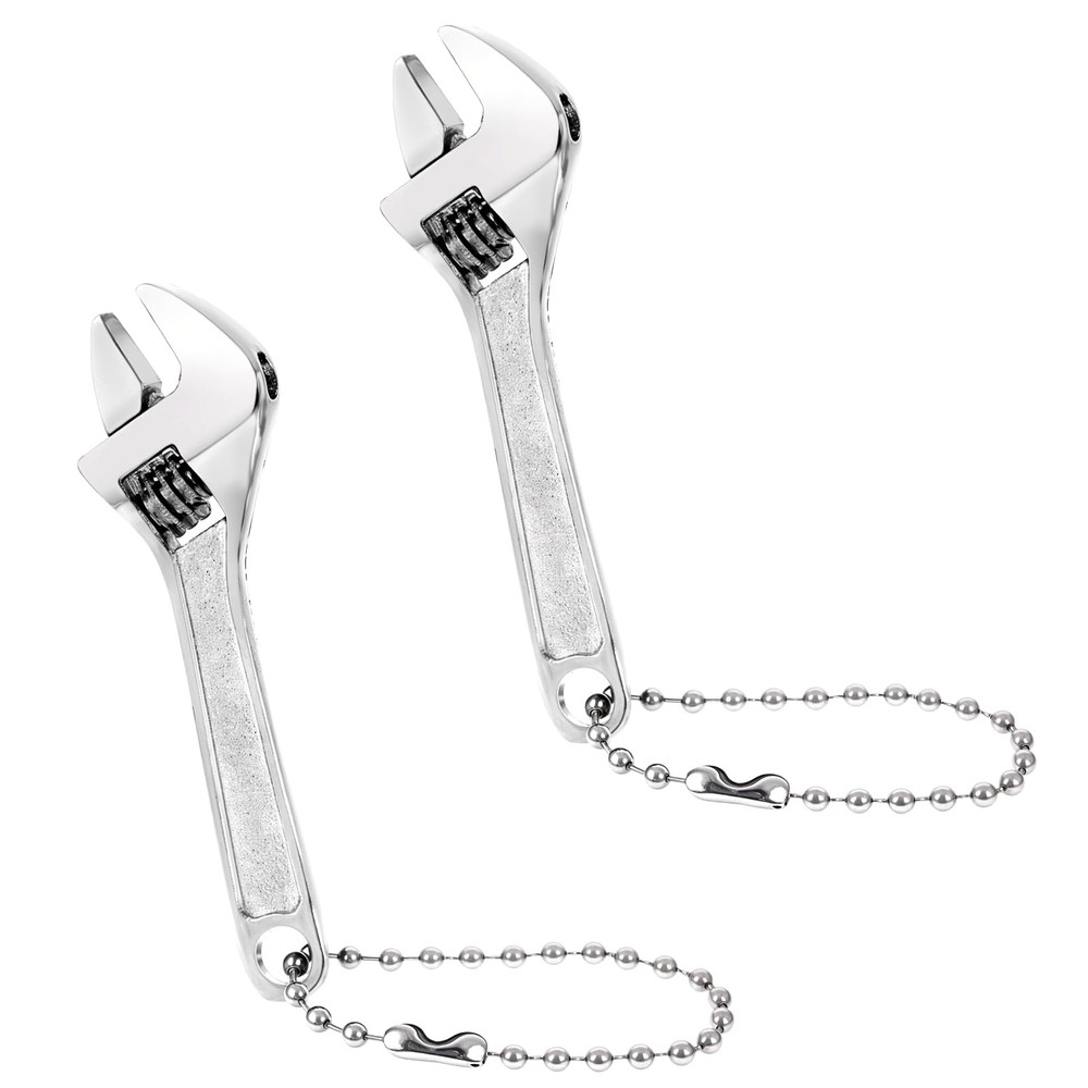 2 Pcs 2.5'' Adjustable Spanner Mini Nut Wrench, Tiny Wrench Small CrescentWrench