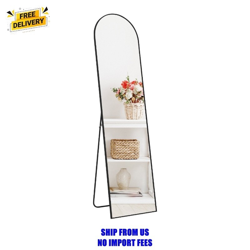CONCETTA 59"x16" Arched Full Length Mirror, Full Body Standing Mirror Floor Mirr gallery