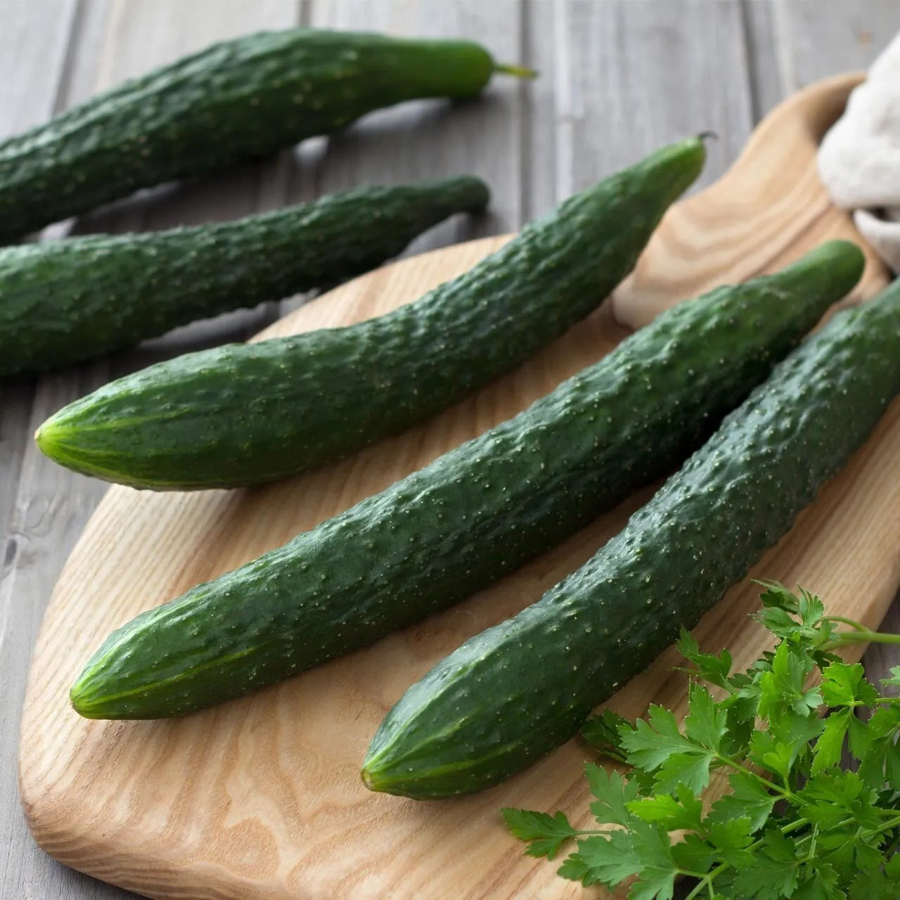 100+ Suyo Long Cucumber Seeds - Heirloom - Non GMO - Organic - Genuine -----RARE gallery