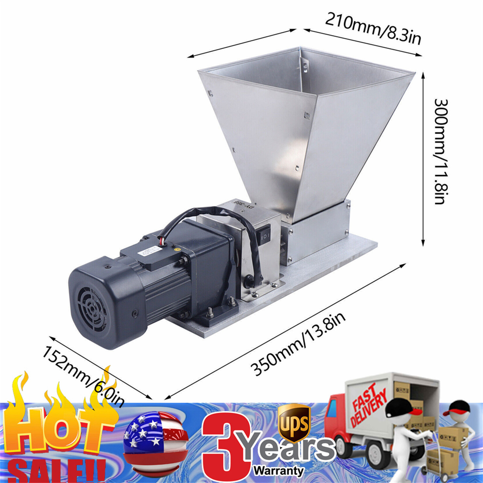 Electric Grain Animal Poultry Feed Mill Wet Dry Grinder Corn Rice Multi-function gallery