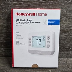 Honeywell RTH21B Programmable Thermostat Single Stage 1 Heat/1 Cool Flexible