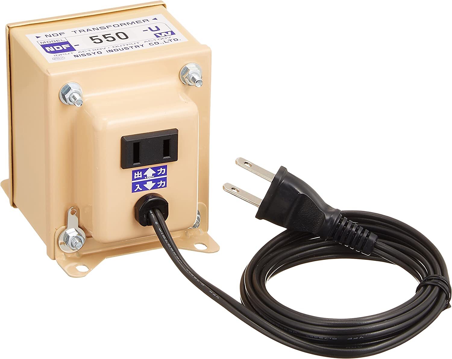 NISSYO INDUSTRY NDF-550U Voltage Converter Down Transformer 120V To 100V 550W gallery