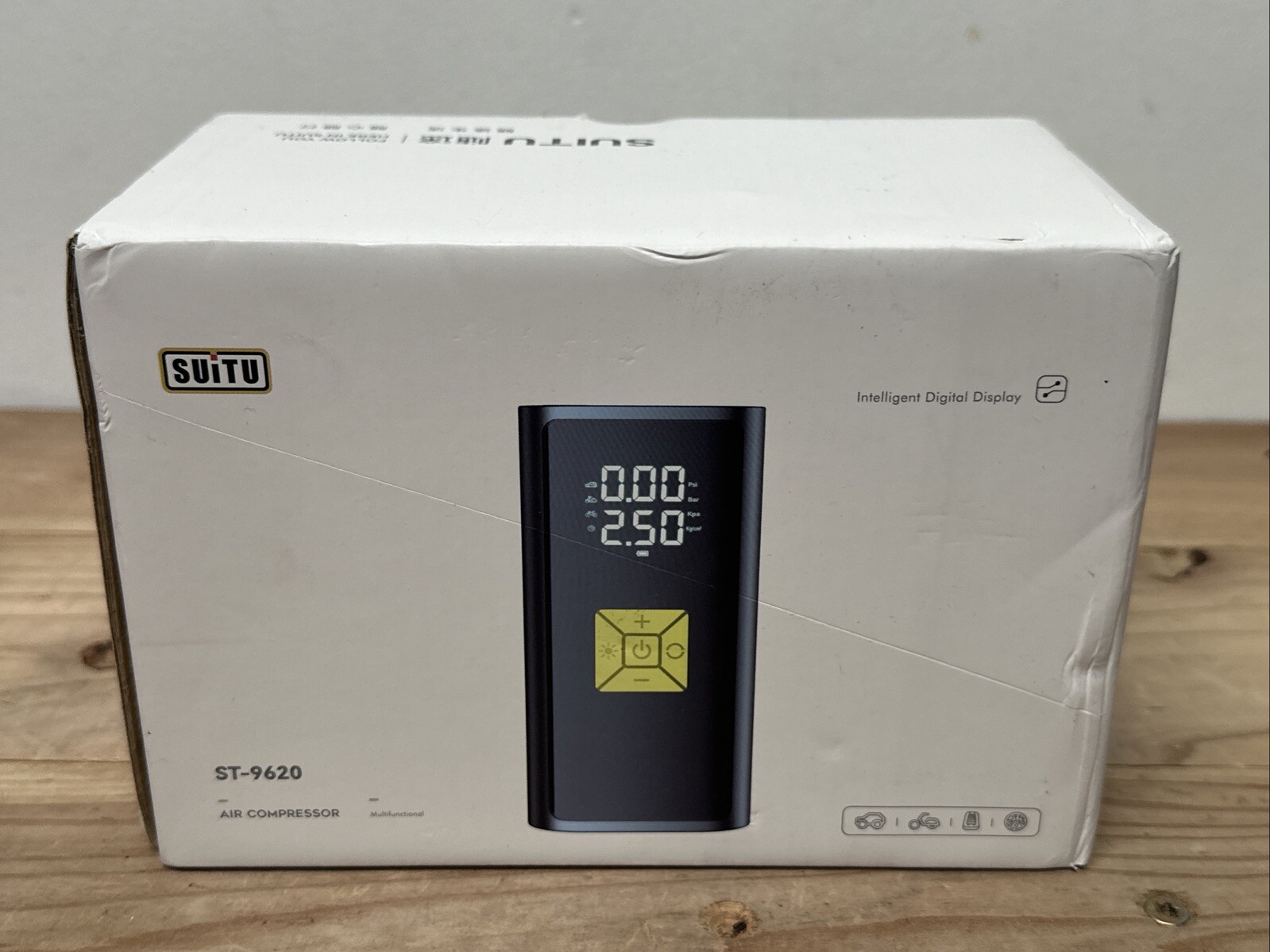 Suitu ST-9620 Air Compressor Intelligent Digital Display 150Psi 12V 30L/Min gallery