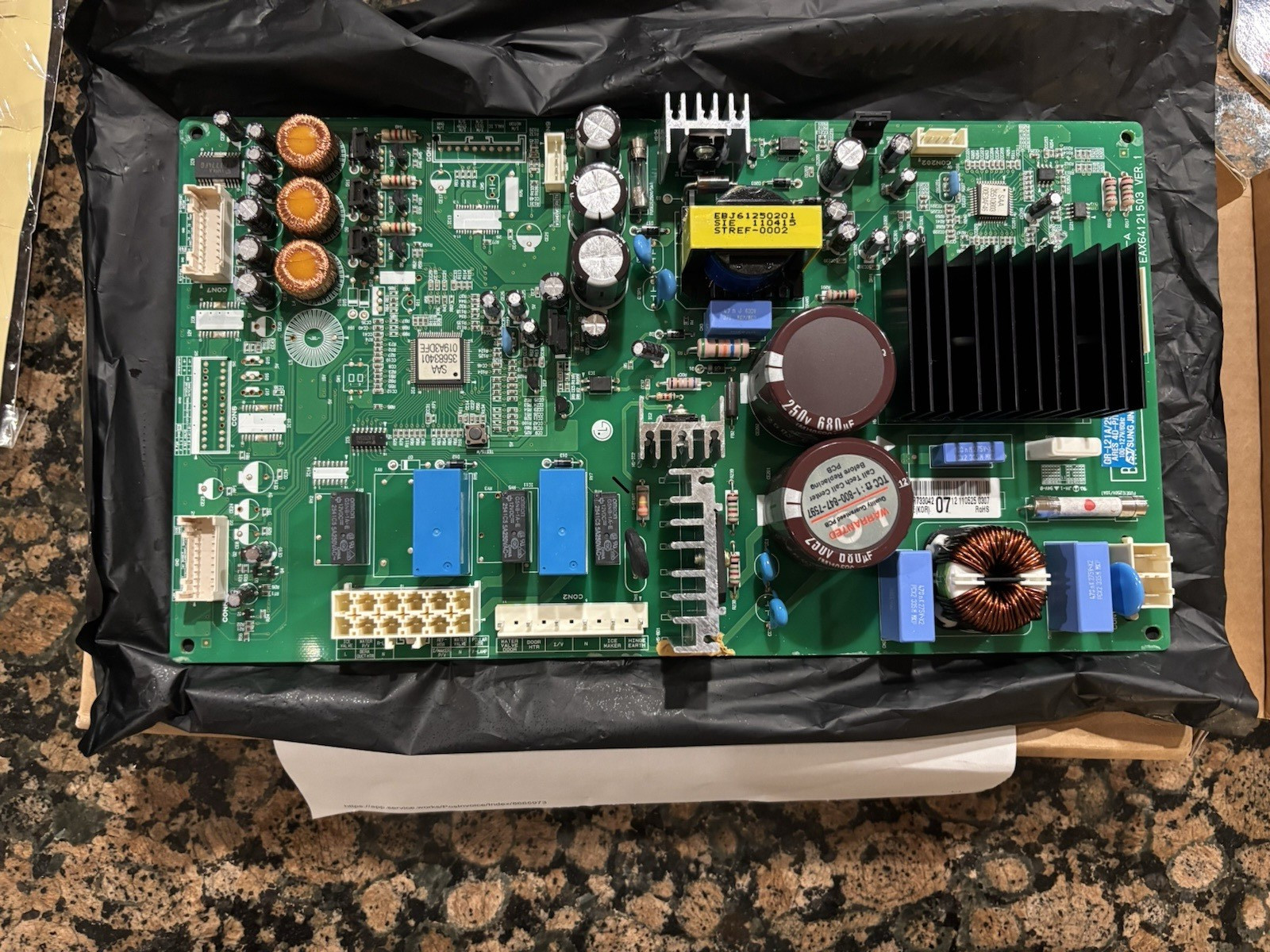 LG Refrigerator Control Board EBR73304207 OEM New Open Box PCB gallery