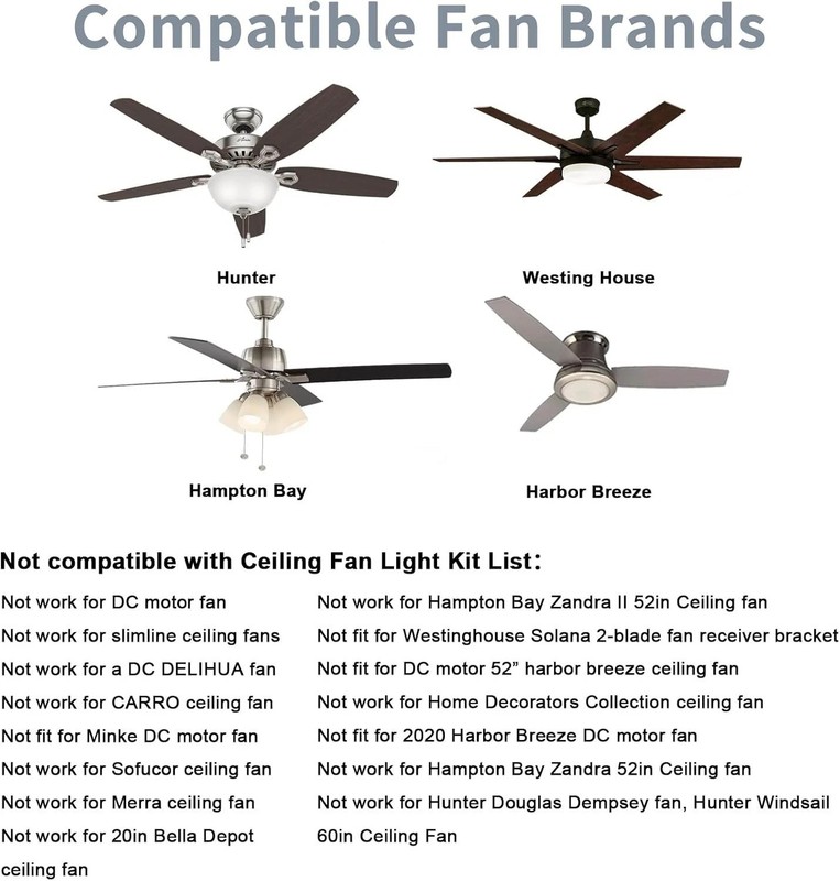 Universal Smart WiFi Ceiling Fan Remote Control Kit, Compatible with Alexa, G... gallery