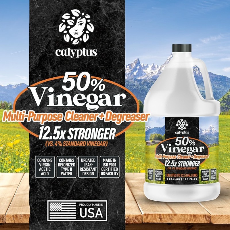 High-Value 4 Gallon 50% Pure Vinegar Concentrate | Dilutes Easily | 512 Fl Oz gallery