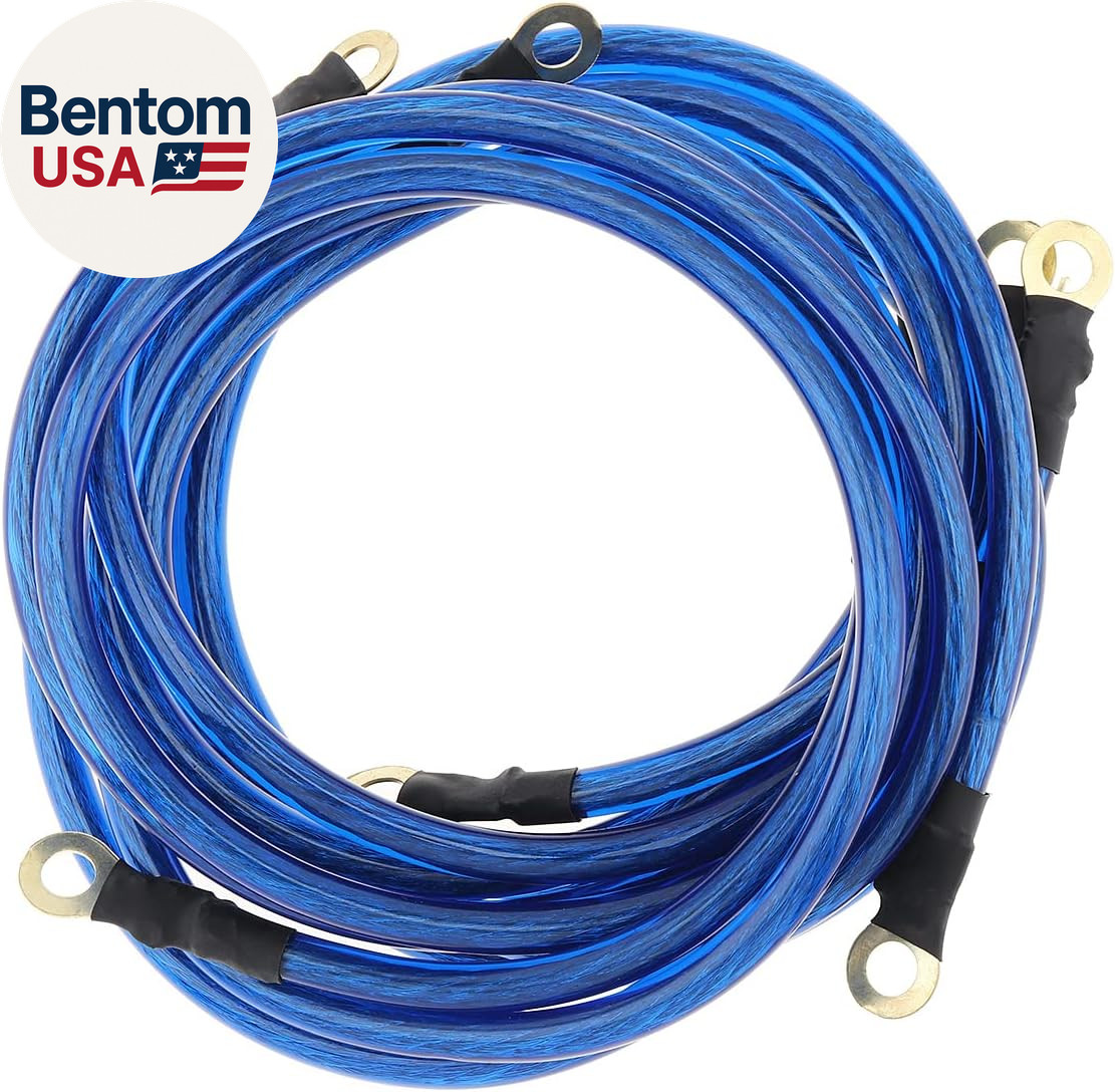 5 Point Car Universal Earth Ground Cables Grounding Wire System Kit High Perform gallery