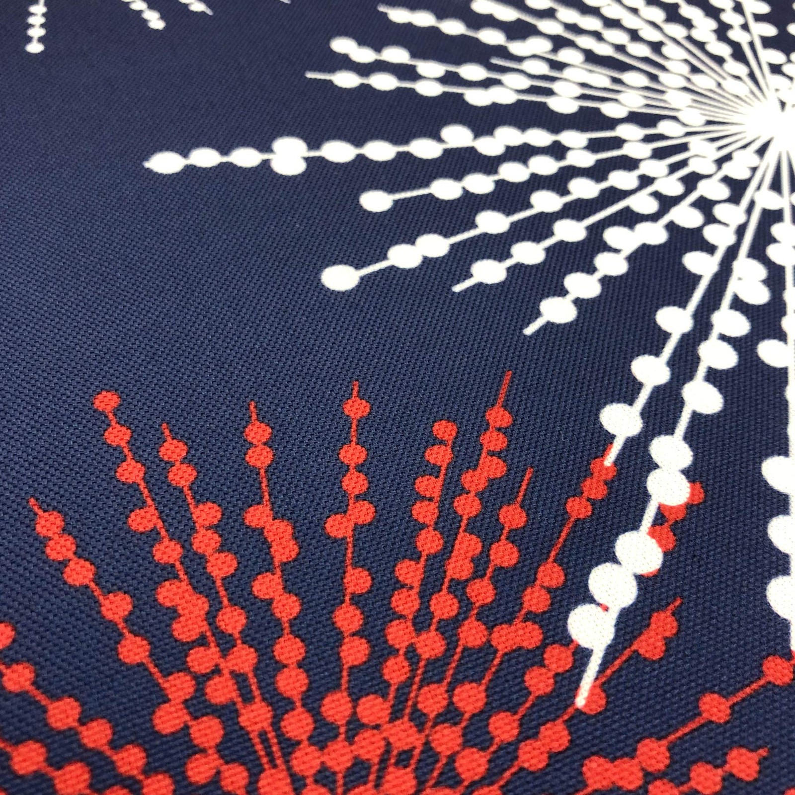 Red White Blue Celebration Fireworks Easy-Care Fabric Tablecloth (70" Round, ... gallery