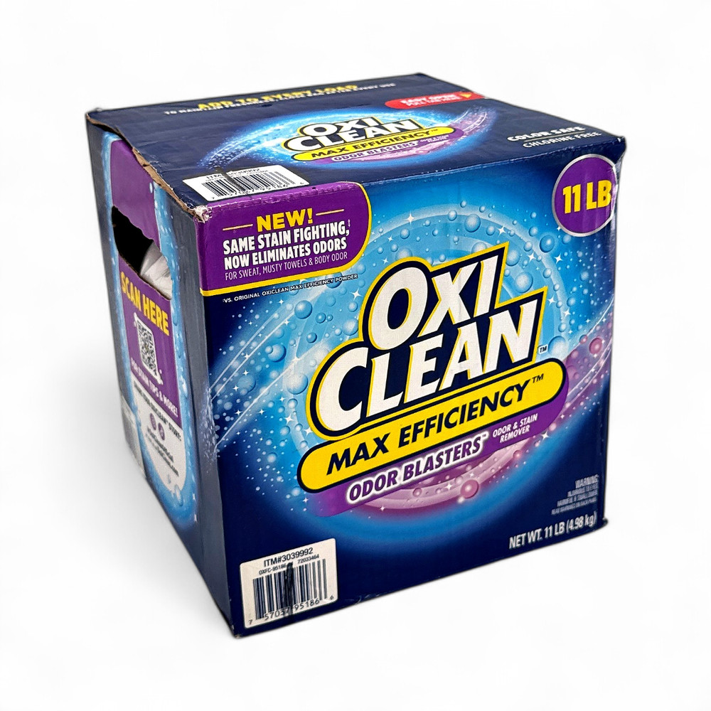 OxiClean Max Efficiency Odor Blasters Laundry Stain Remover Powder - 11 lb