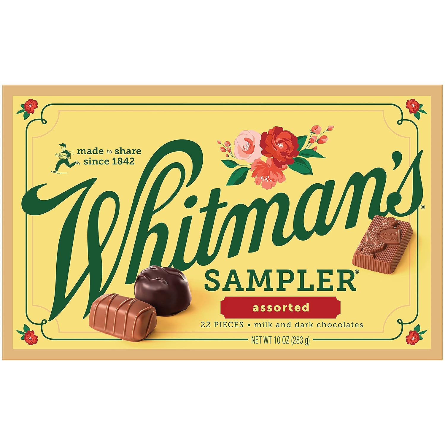 WHITMAN'S SAMPLER Assorted Milk & Dark Chocolate Candy Gift Box, 10 oz. gallery
