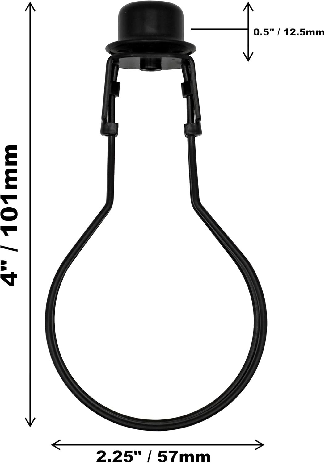 Lamp Shade Light Bulb Clip Adapter Clip on with Shade Attaching Finial Top, S... gallery