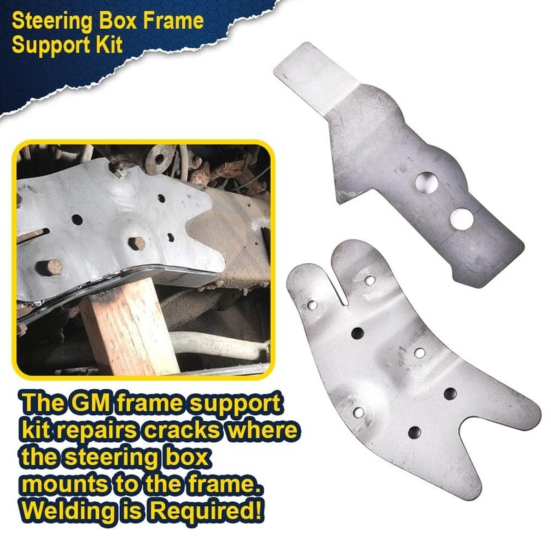 Steering Box Frame Support Kit, Compatible with 73-91 Chevy GMC C/K Pickup 2 ... gallery