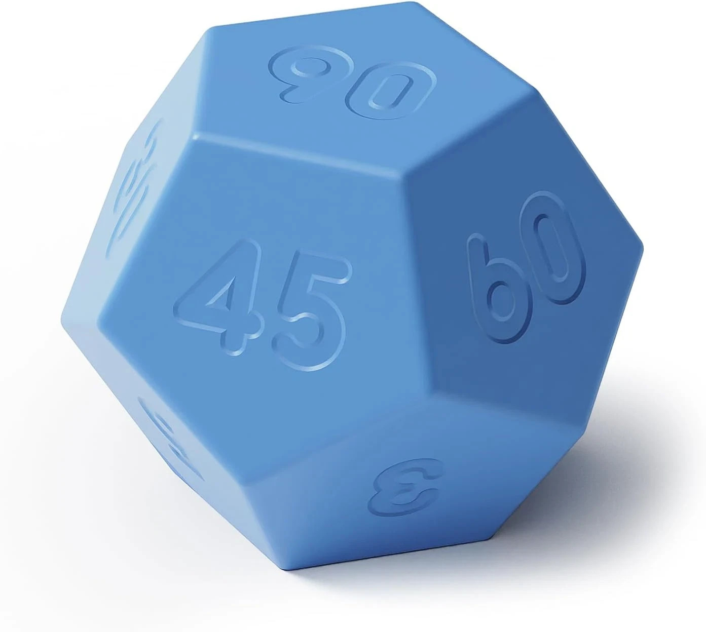 Dodecagon Time Ball Rechargeable Mini Timer (Blue), 11 Preset Times, Desk Produc gallery