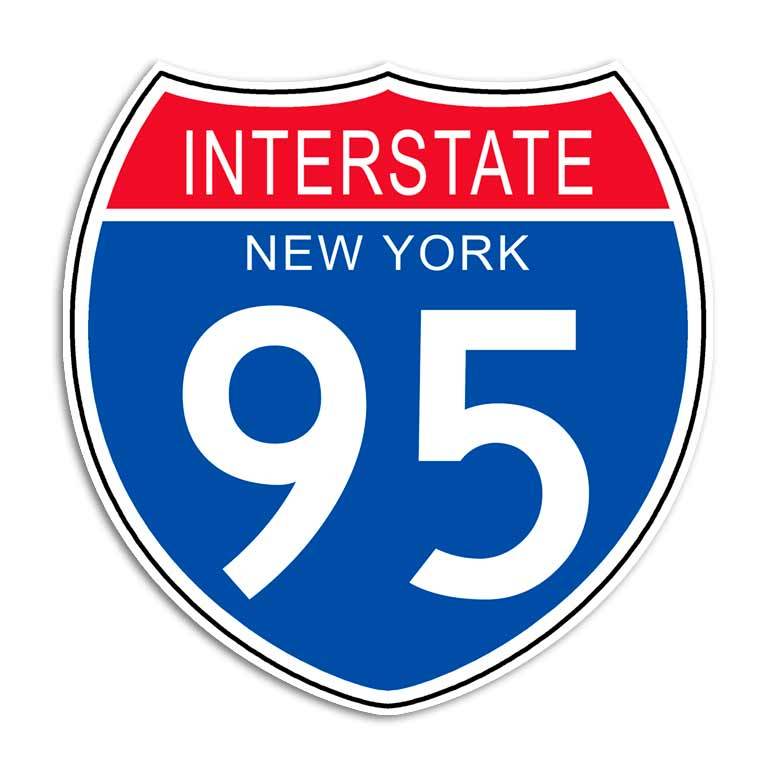 Interstate 95 Sticker - New York Highway Sign Decal NYC gallery