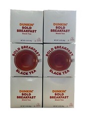 Dunkin Donuts Pyramid Sachet Tea Bold Breakfast 90 Tea Bags -12 Packs of 15 Bags