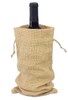 Burlap Wine Bags with Drawstring - 14" - Natural Jute Burlap - 5 10 25 100 Pack gallery