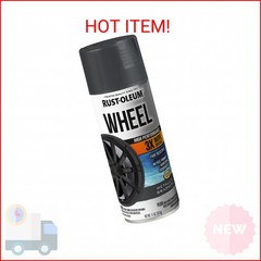 Rust-Oleum 366441 High Performance Wheel Spray Paint, 11 oz, Metallic Graphite