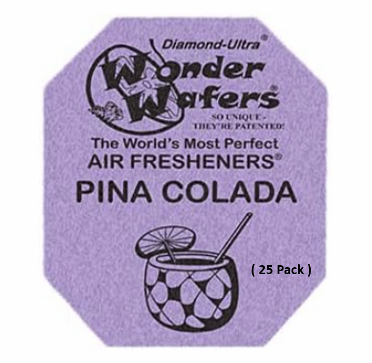 Wonder Wafers 25 CT Individually Wrapped Pina Colada Air Fresheners gallery