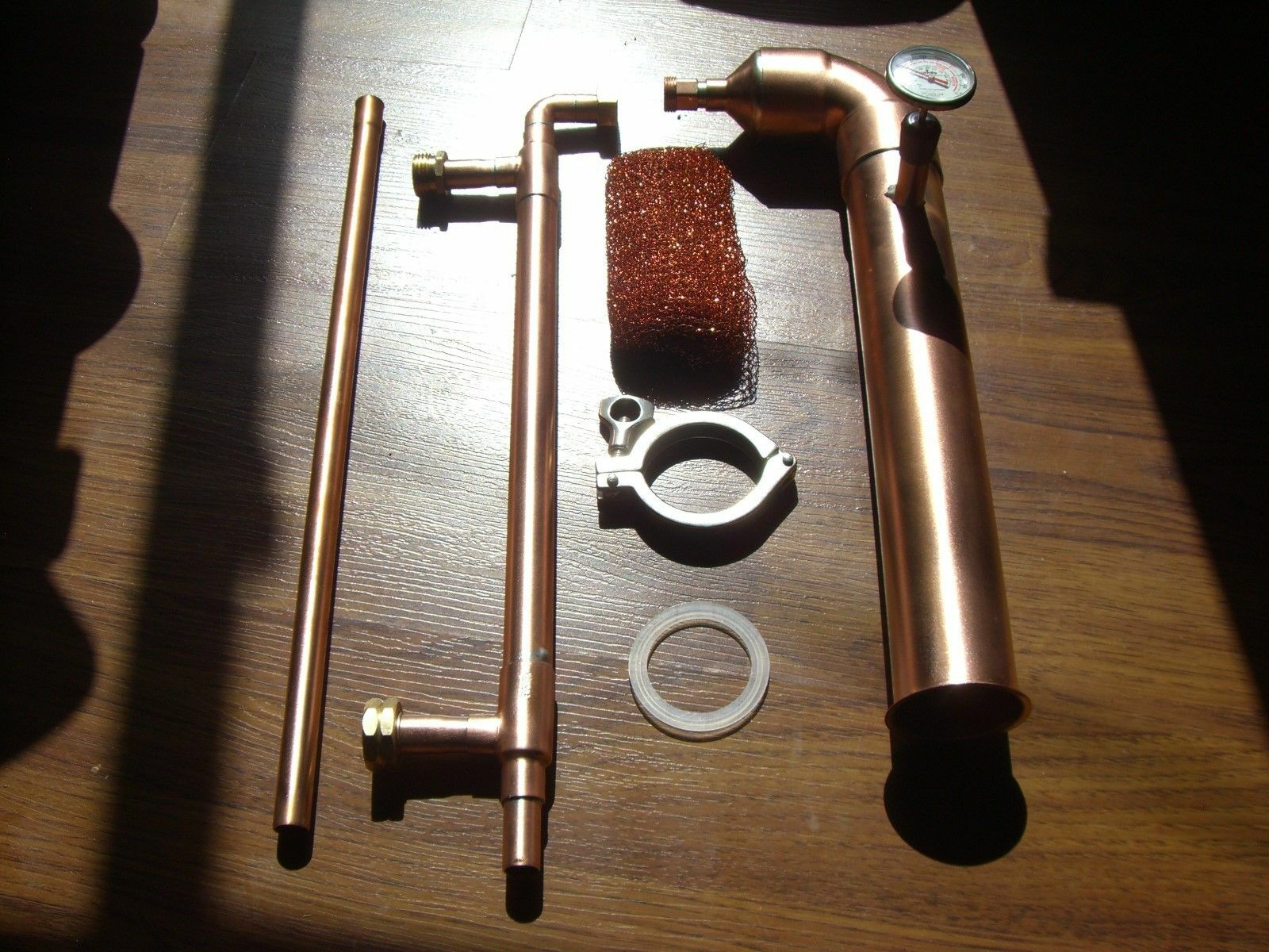 Keg Beer Kit 2" inch Copper Moonshine Still Pot Still Distillation Column gallery