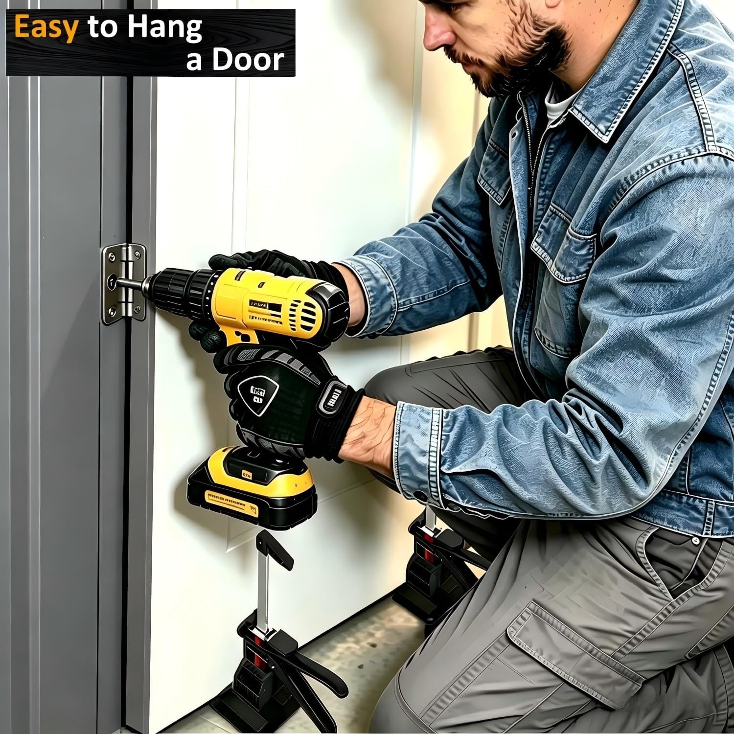 Labor Saving Arm Jack 2Pcs W/ Portable Tool Bag,Height Lifting Device Lifting gallery