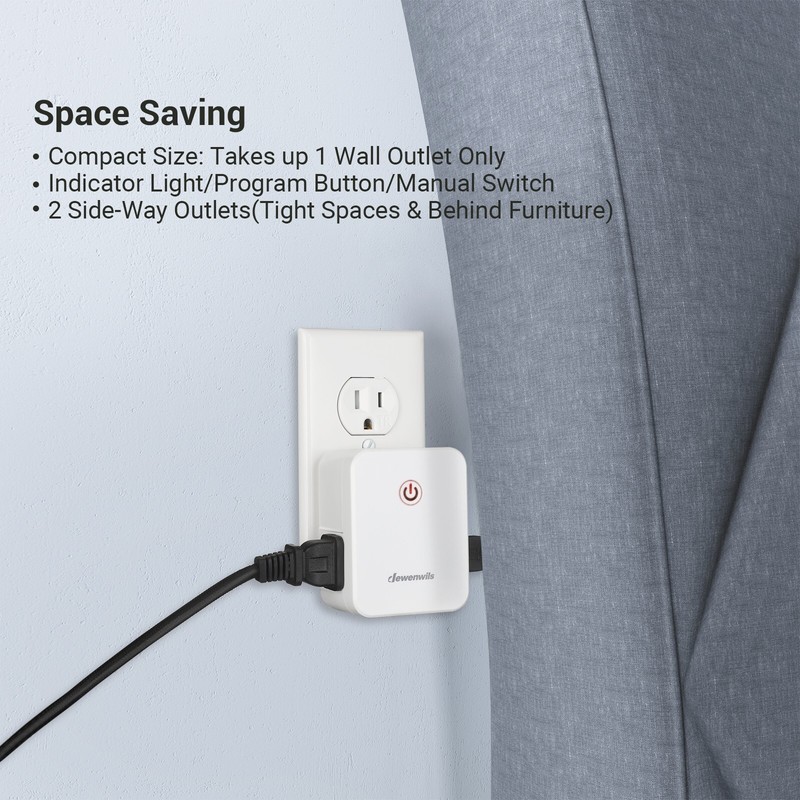 DEWENWILS Remote Control Outlet with 2 Remotes, Remotely Turn on/off Light gallery