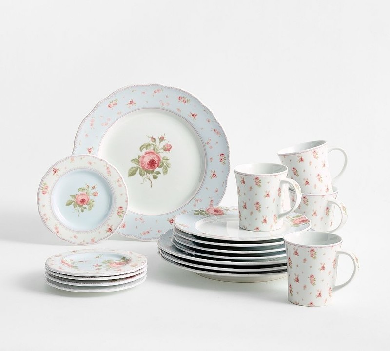 Pottery Barn-LoveShackFancy Garden Floral Dinnerware Set gallery