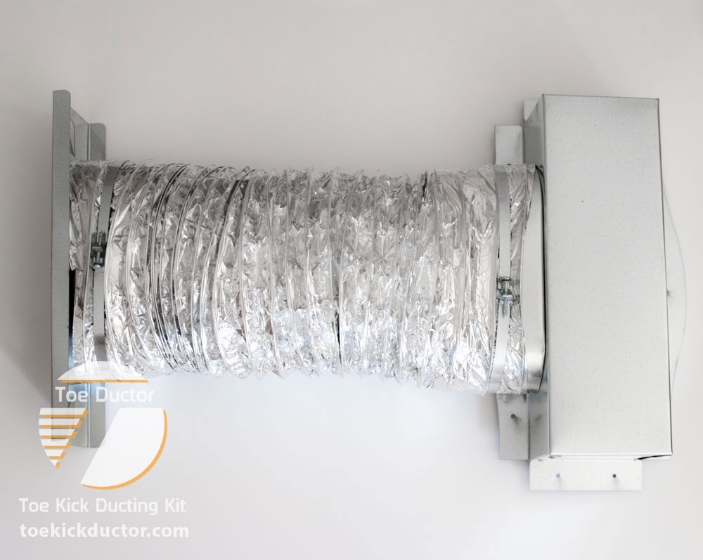 Toe Ductor Floor Vent Under Cabinet Toe Kick Ducting Kit gallery