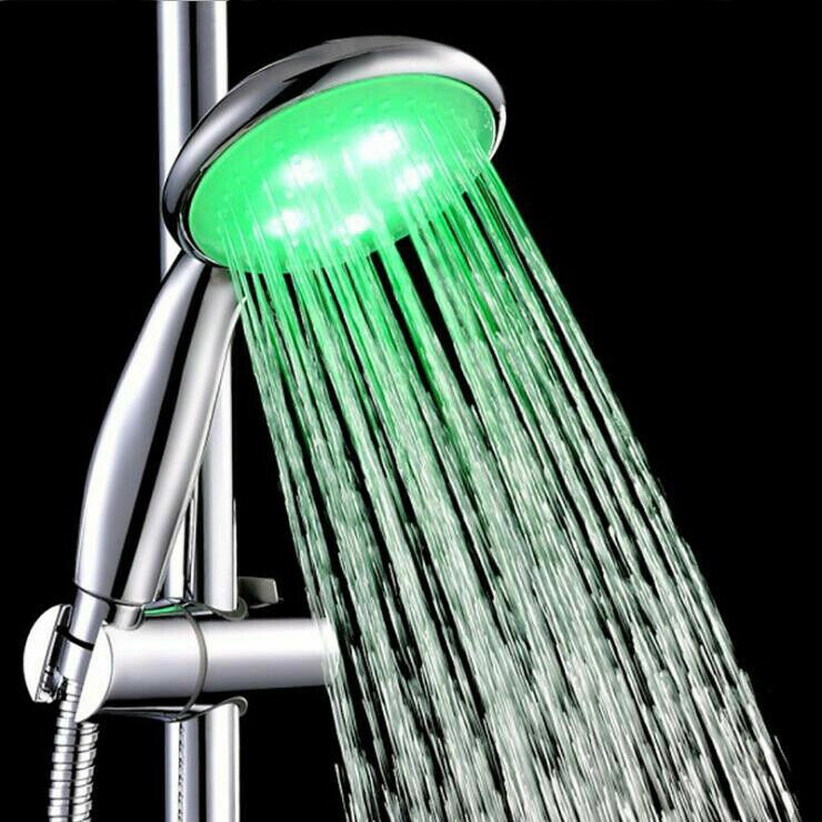 TECHTONGDA 1 PC 7 Colors Changing LED Shower Head for Household Hot Sale gallery