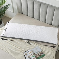 WhatsBedding, Memory Foam Pillow, White, 54″ x 20″