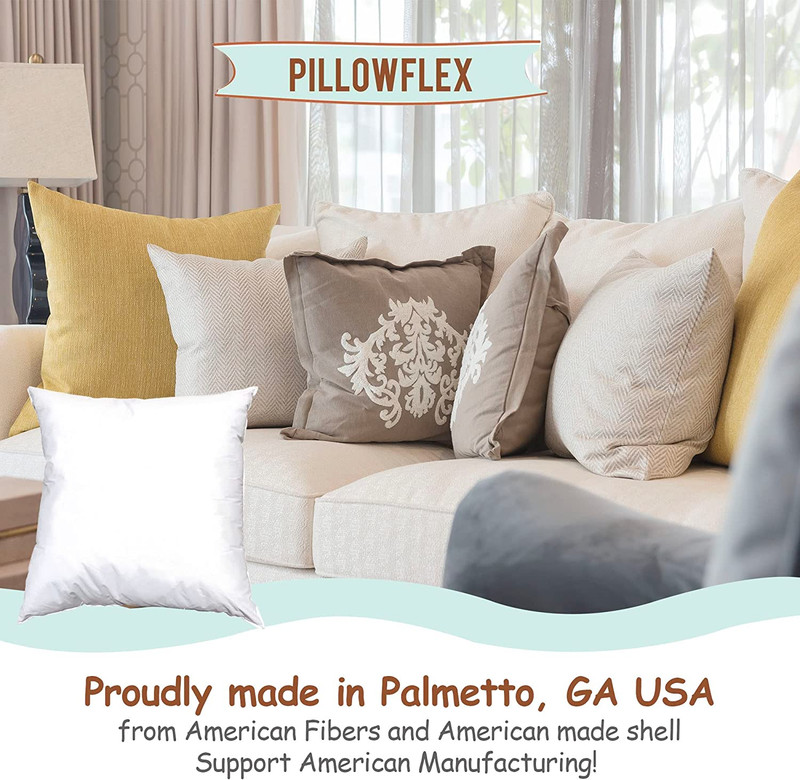 Synthetic down Pillow Insert - 20X20 down Alternative Pillow, Ultra Soft Body Pi gallery