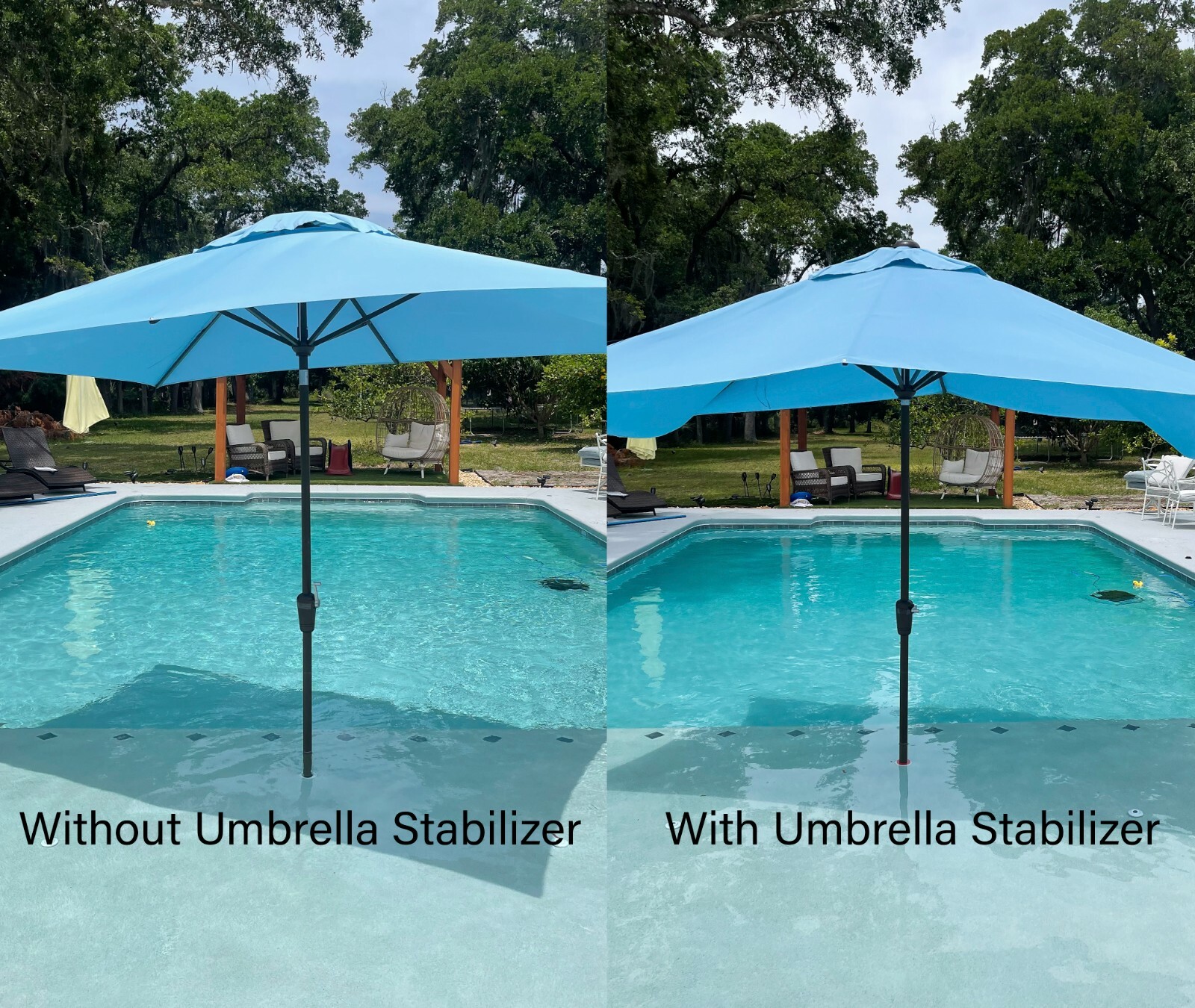 Pool Umbrella Stabilizer Adapter for In Ground Pool Umbrella Hole/Mount Sleeves gallery