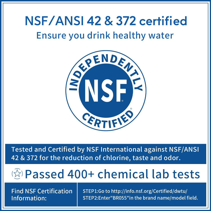 RV Inline Water Filter with Flexible Hose Protector, NSF 42/372 Certified, Reduc gallery