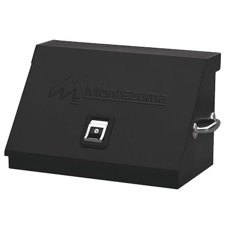 Montezuma Sm200b Triangle Top Chest, Black, Steel, 23-1/2 In W X 13-3/4 In D X gallery