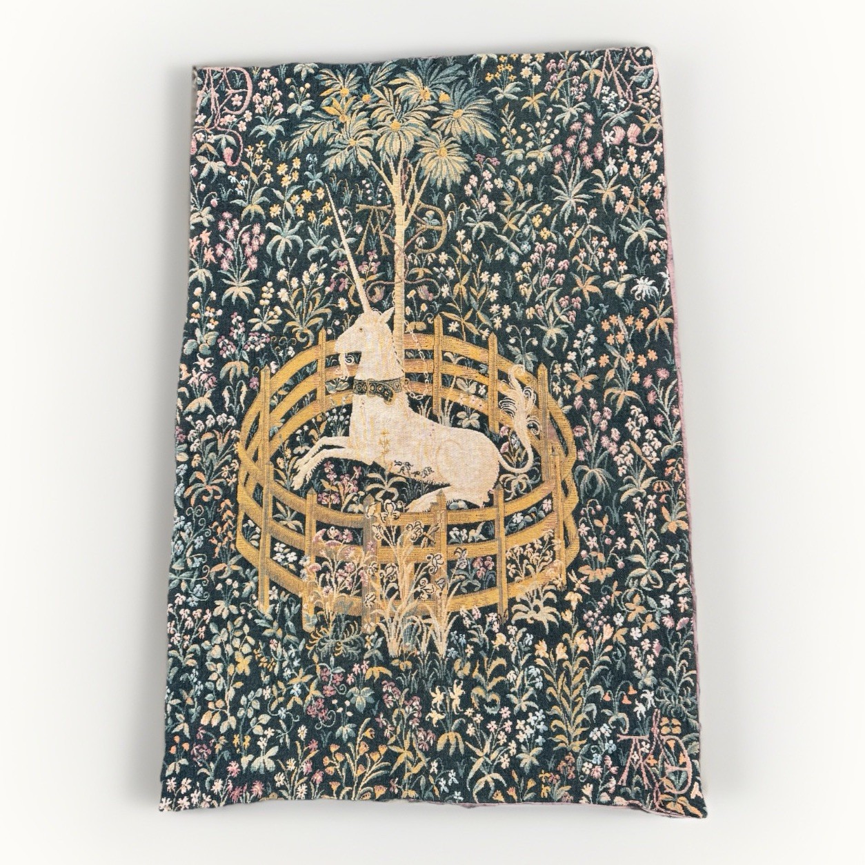 Vintage Unicorn In Captivity Tapestry Wall Hang 35x52” gallery