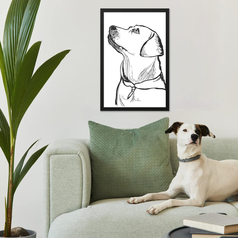 Matte Black 16X24 Frame - Single Frame, 16 X 24 Poster Frame for Artwork, Puzzle gallery