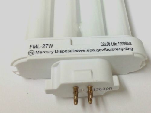 Fluorescent Lamp Replacement Bulb, 27W 6500K T4 FML27 GX10Q Natural Daylight CFL gallery