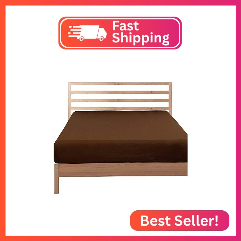 Bedding Full Fitted Sheet, Bottom Sheet with Deep Pocket - Soft Microfiber - Shr gallery