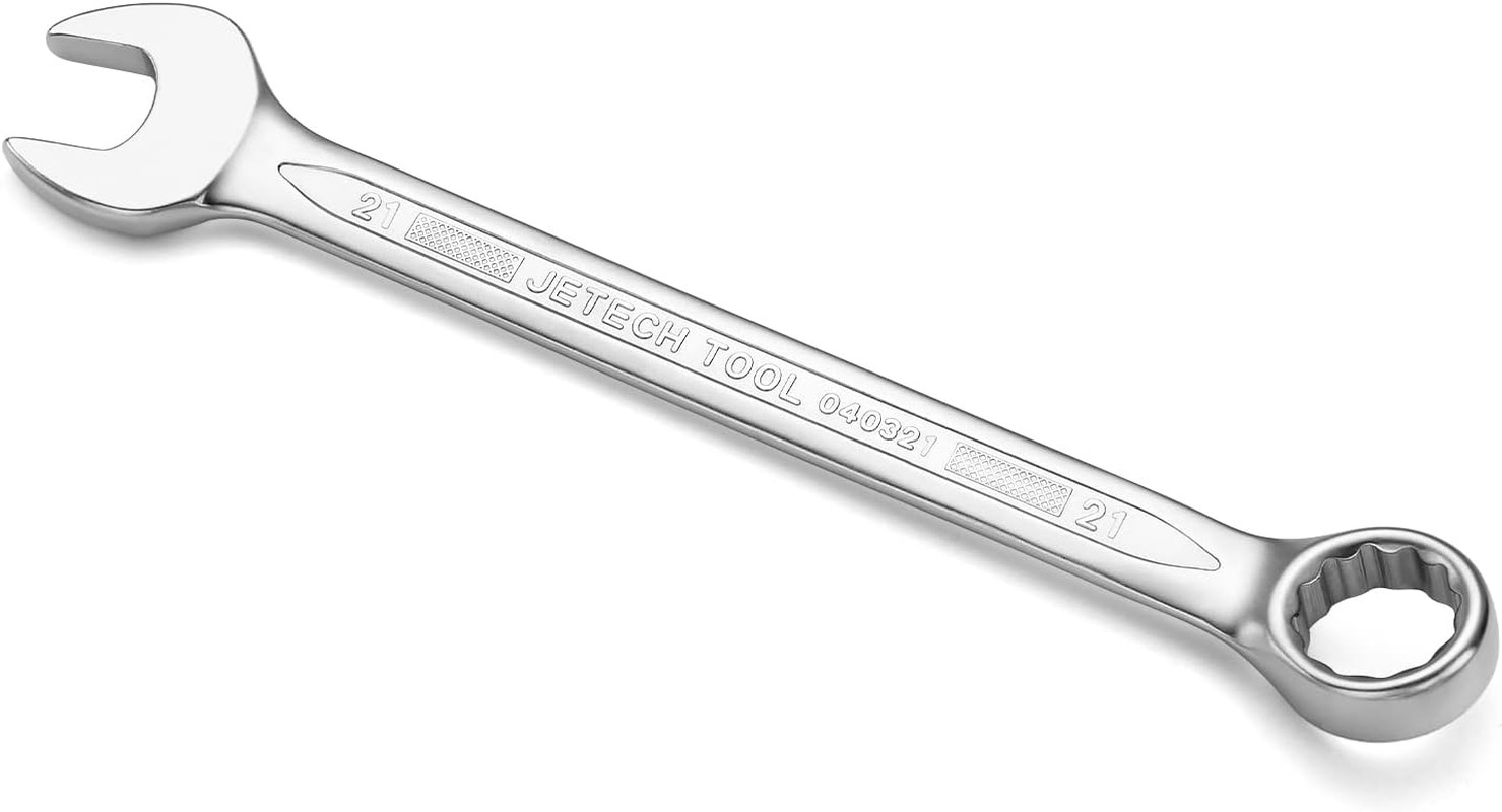 Jetech 21Mm Industrial Grade Combination Wrench, Chrome Vanadium Steel, 12-Point gallery