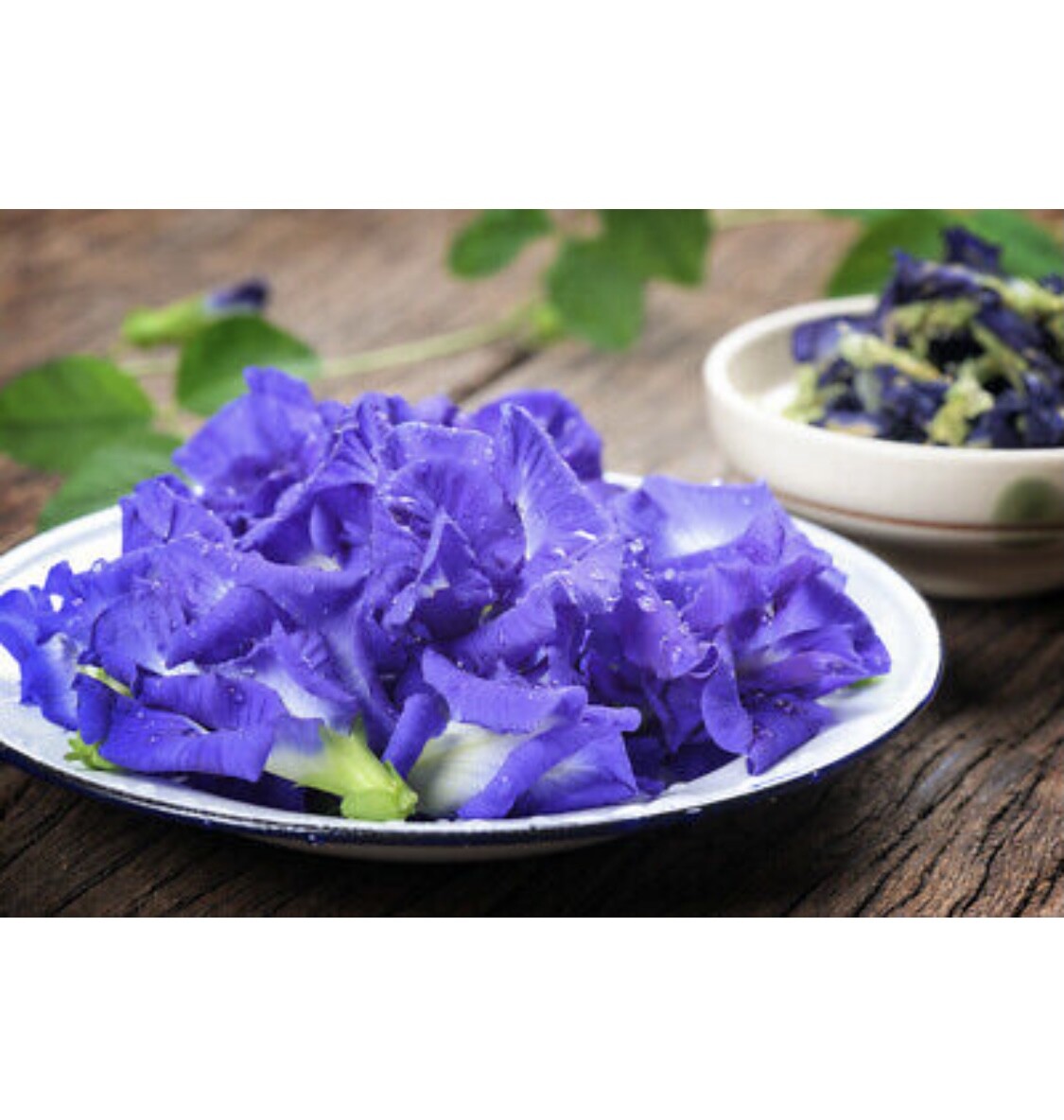 Thai Dried Butterfly Pea Tea PURE Flower Natural Organic Herbal Drink - 50g gallery