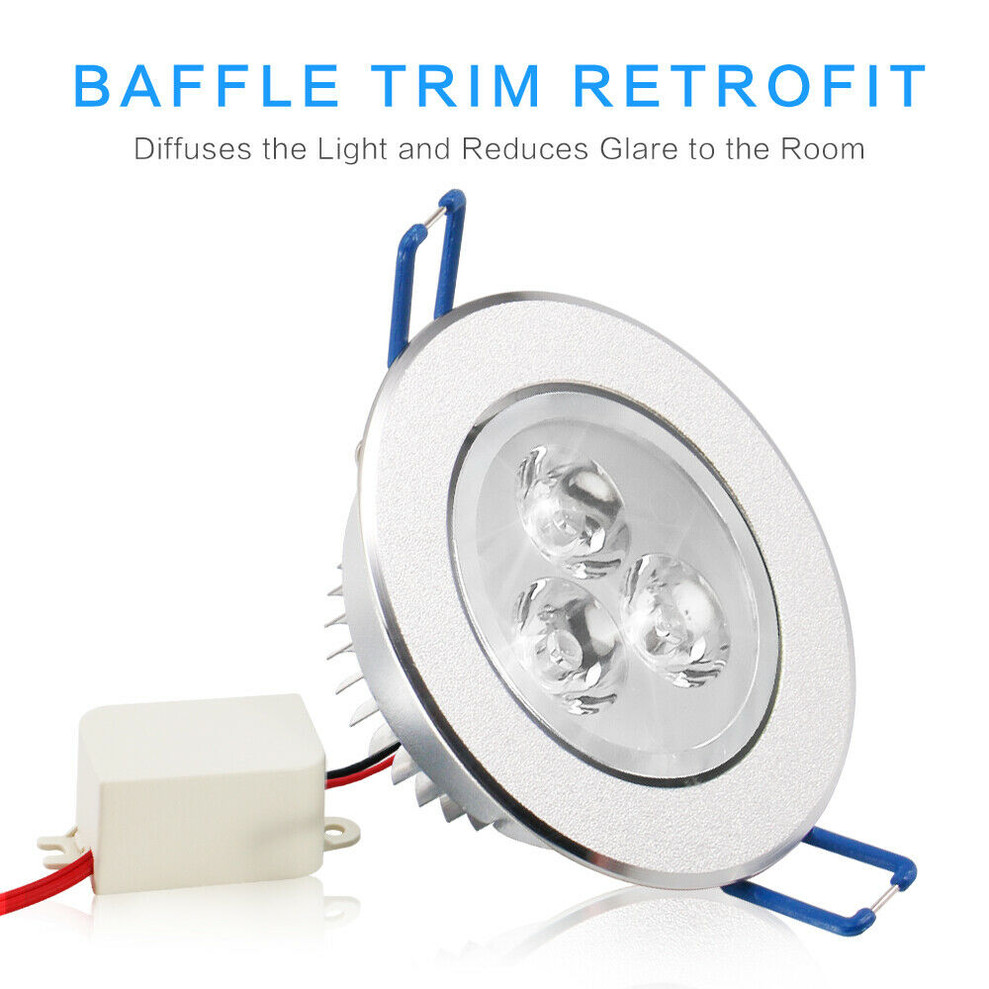 10 Pack 4 Inch 2CCT LED Ceiling Lights Downlights Dimmable with Junction Box US