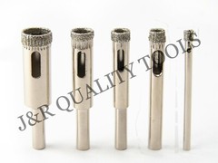 5pc Diamond Hole Saw Set Drill Bit Tile Glass Marble Granite Slate 5/32″ to 1/2″