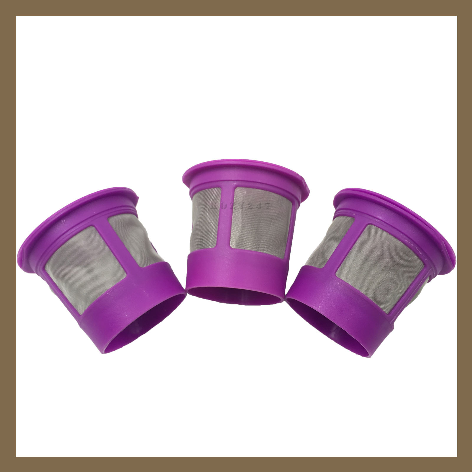 3 Keurig 2.0/1.0 Reusable Refillable Single Coffee Replacement Mesh Filter K-Cup gallery