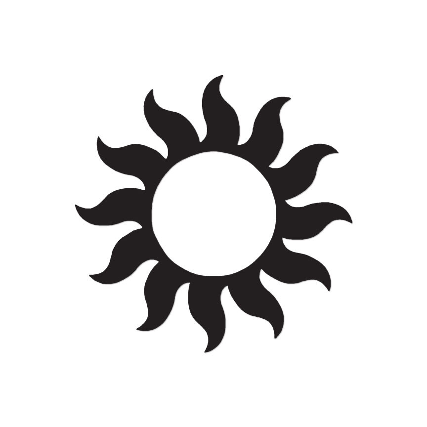 Sun Art - Vinyl Decal Sticker - Multiple Color & Sizes - ebn671 gallery
