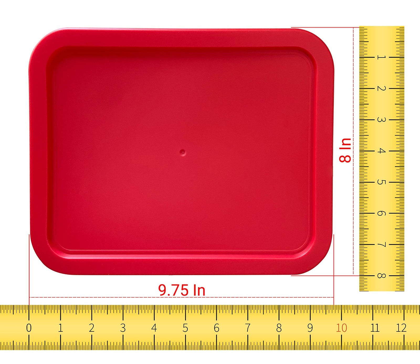 Replacement Lids for Pyrex 7212-PC 11-Cup Rectangle Red 8" x 9.75" 2-Pack gallery