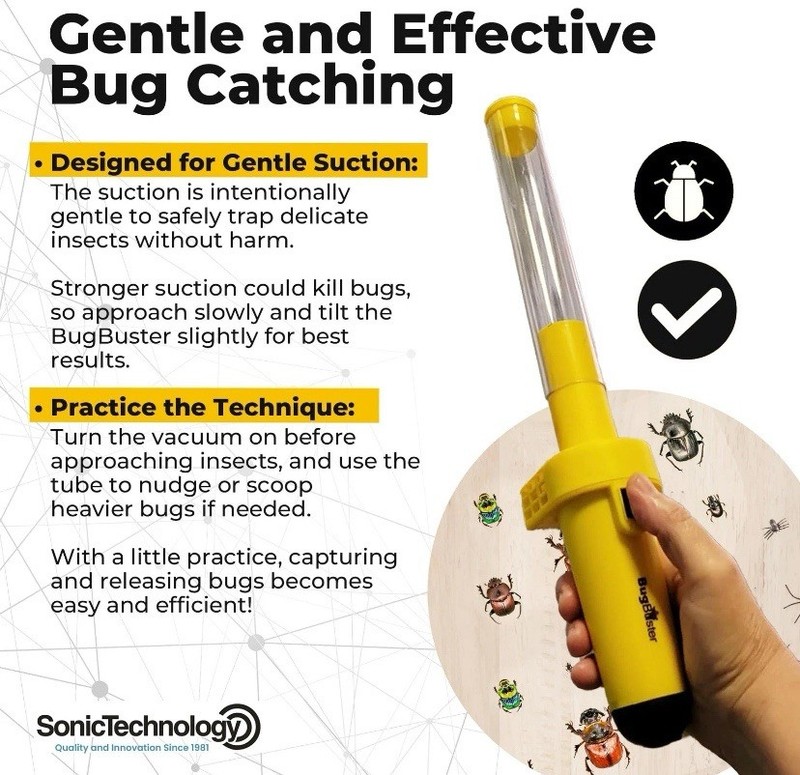 BugBuster BB100 Cordless Bug Catcher & Vacuum Adults & Kids Battery Operated NIB gallery