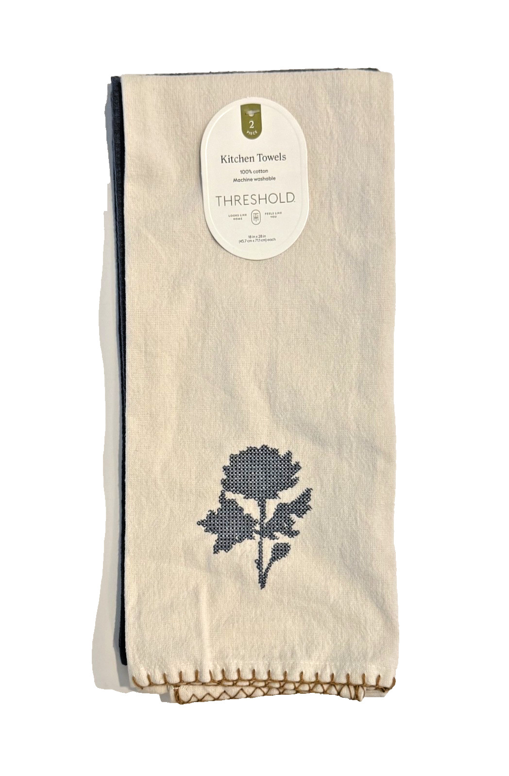 Threshold designed with Studio McGee Cotton Woven Kitchen Towels 18” x 28” 2 Pk gallery