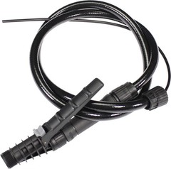 Smith Performance Sprayers 182884 PVC Hose and Shut-Off Kit 50 inches, Black