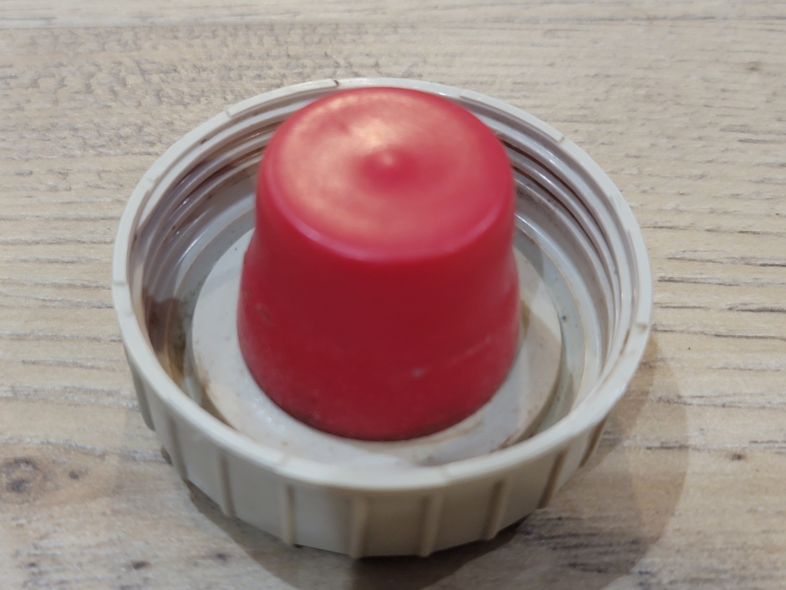 Vintage Thermos Red & Tan Stopper gallery